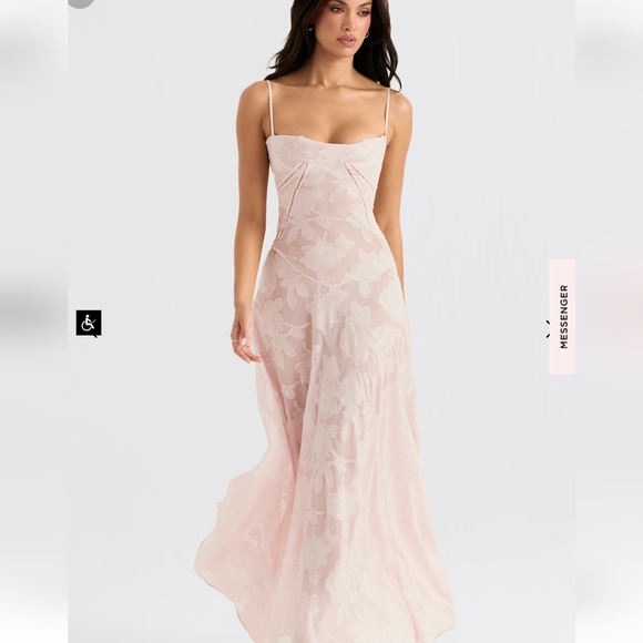 House of CB Soft Pink Seren Dress - Picture 8 of 16